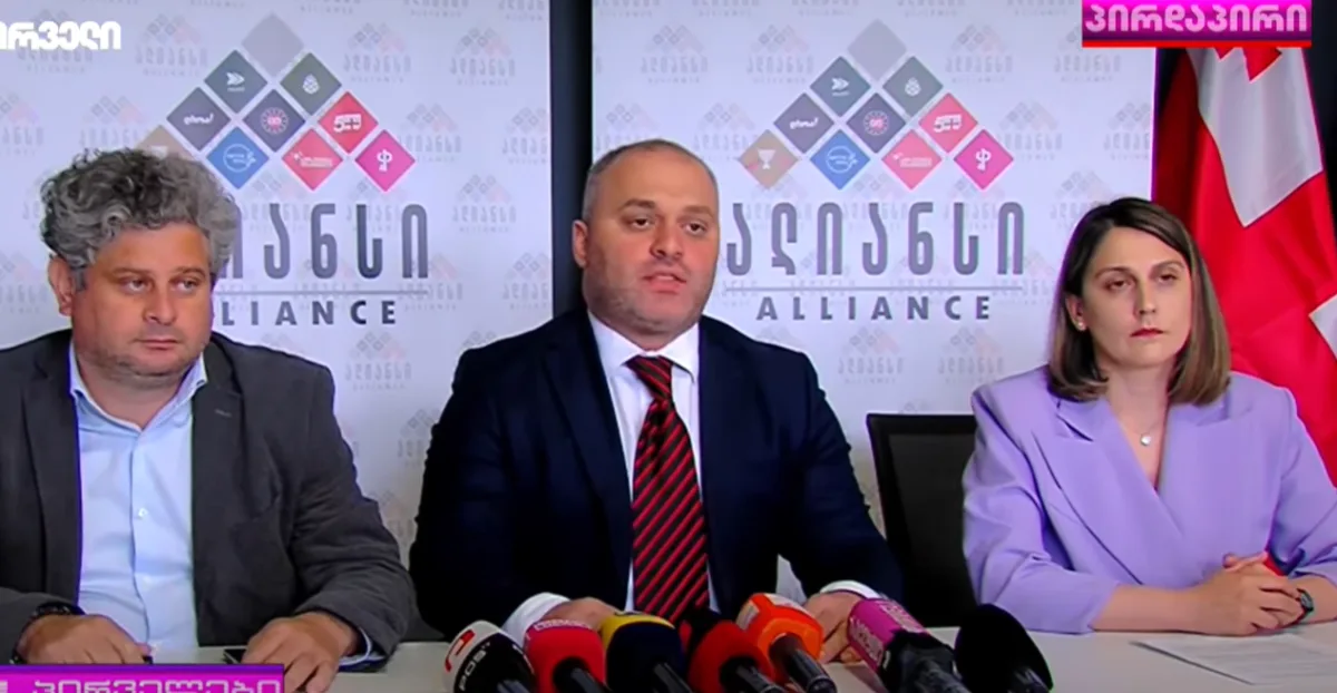 „ოპოზიციის ალიანსი” სამართლიანი არჩევნებისთვის ექვს მოთხოვნას ასახელებს