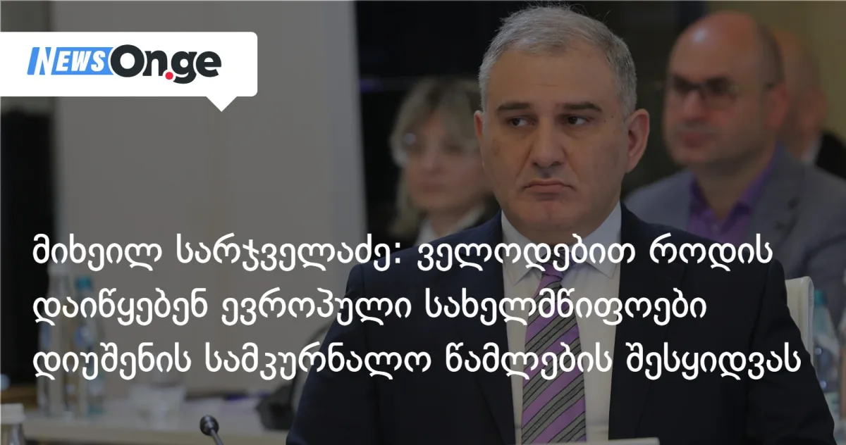 სარჯველაძე: ველოდებით, როდის დაიწყებენ ევროპული სახელმწიფოები დიუშენის სამკურნალო მედიკამენტების შეძენას