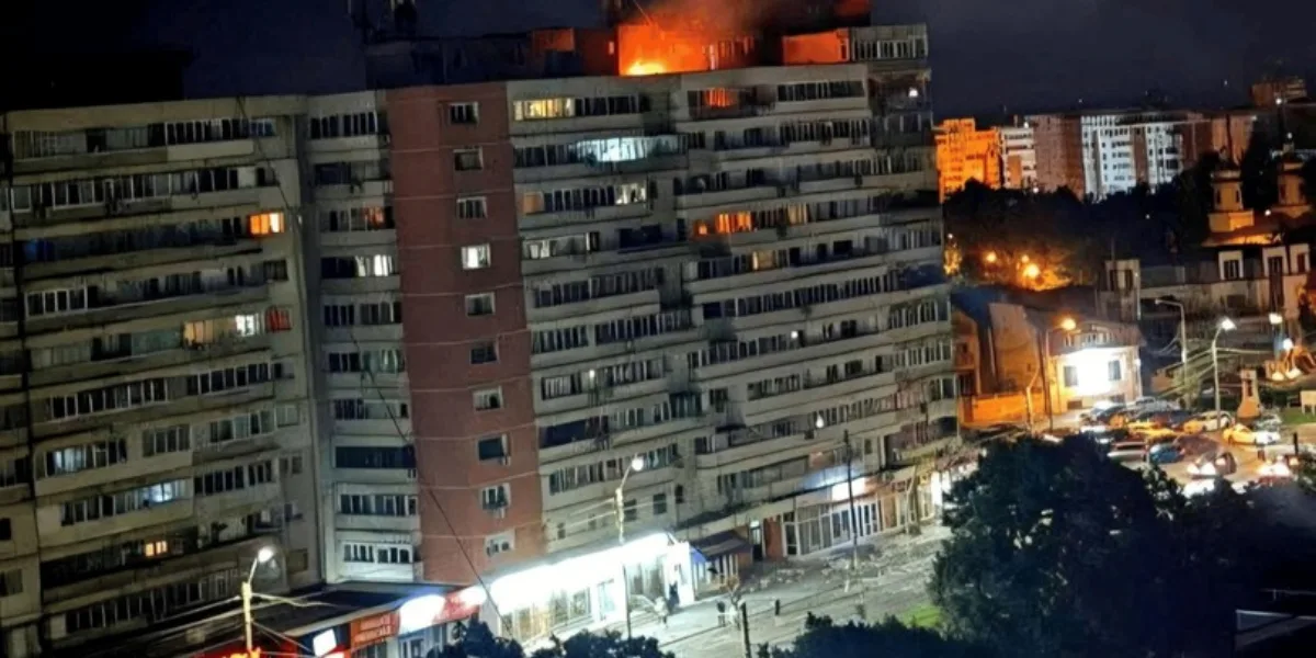 რუმინეთში რუსული დრონი საცხოვრებელ შენობას შეეჯახა — ორი ადამიანი დაშავდა