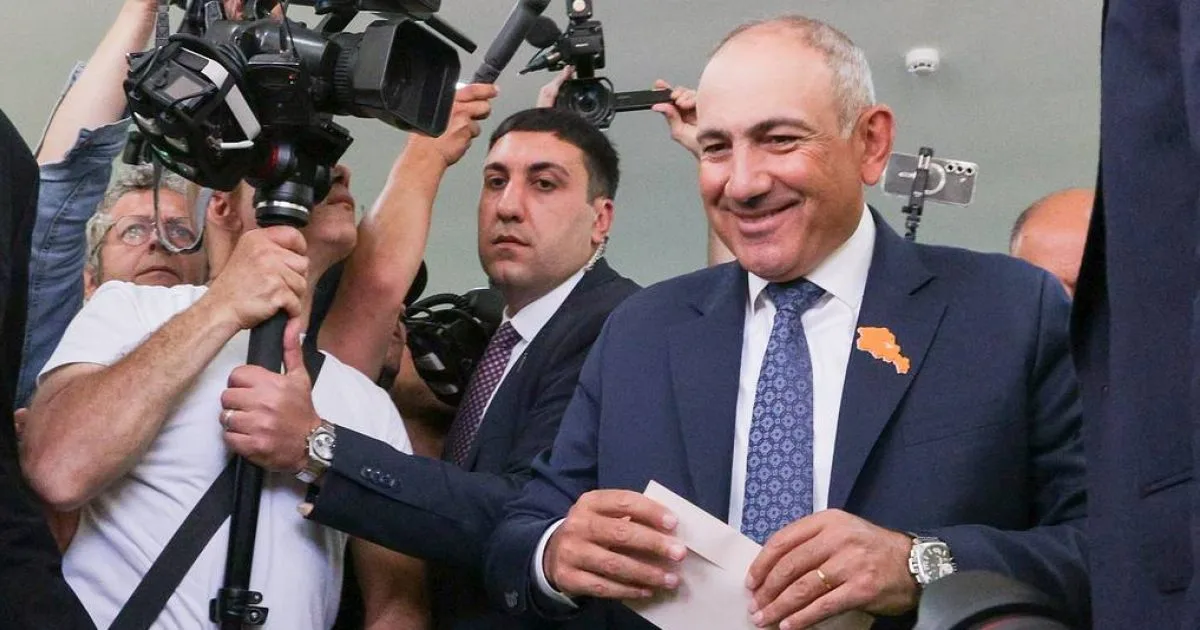 სომხეთის საპარლამენტო არჩევნებებში ფაშინიანის პარტია გაიმარჯვა — ხმების 50.72%