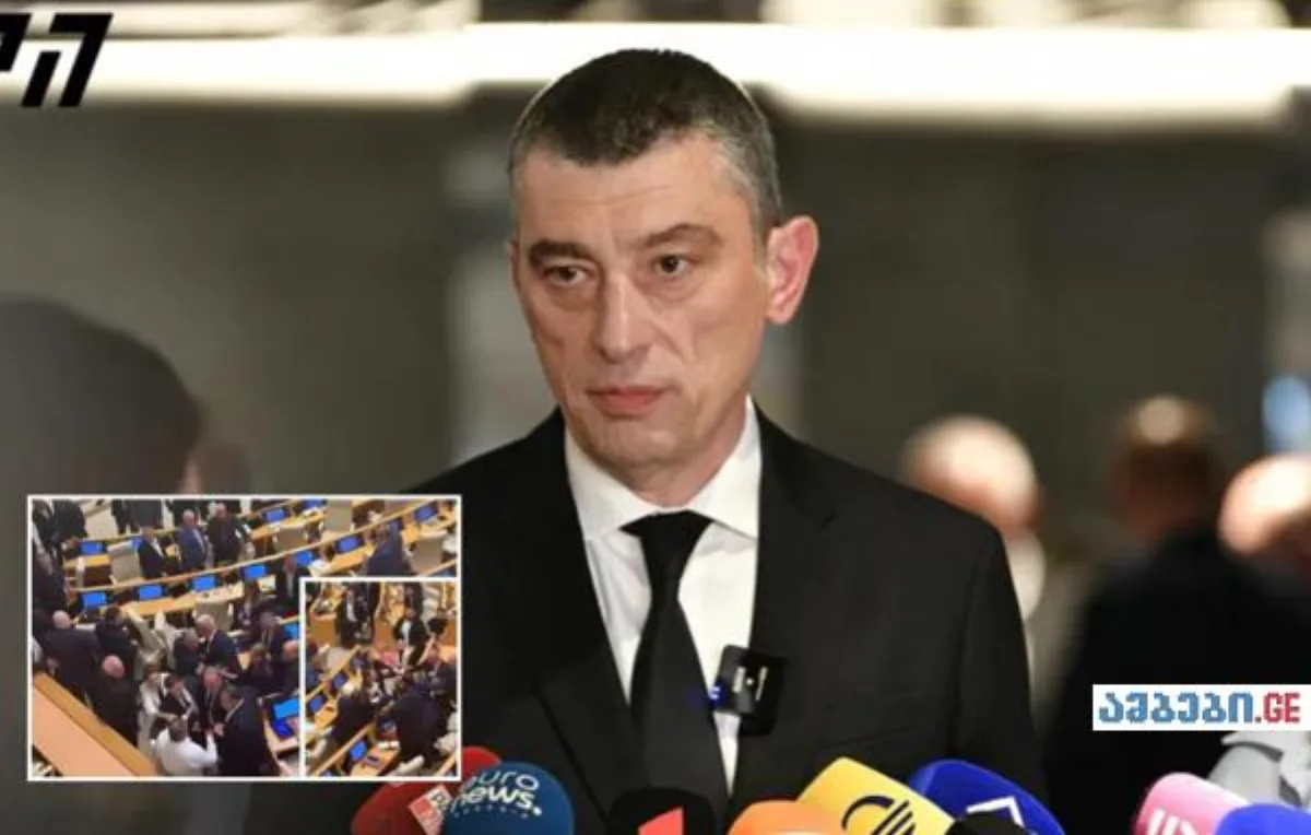 რას წერს გიორგი გახარია პარლამენტში, გუშინ მომხდარ დაპირისპირებაზე