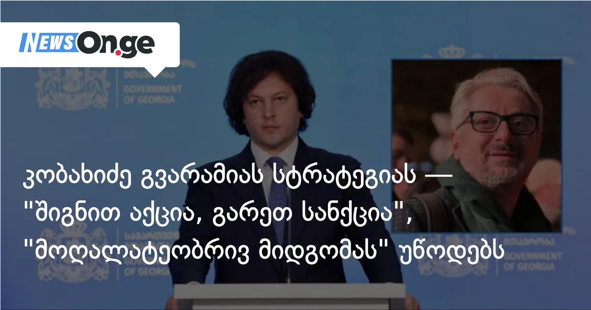 ირაკლი კობახიძე ნიკა გვარამიას სტრატეგიას — 