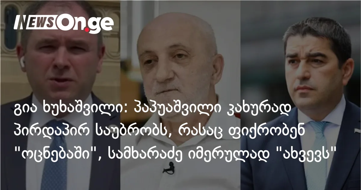 გია ხუხაშვილი: პაპუაშვილი კახურად პირდაპირ საუბრობს, რასაც ფიქრობენ 
