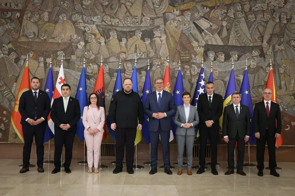 პაპუაშვილი ბელგრადში ევროკავშირის წევრობის კანდიდატი ქვეყნების პარლამენტების თავმჯდომარეთა კონფერენციას დაესწრო