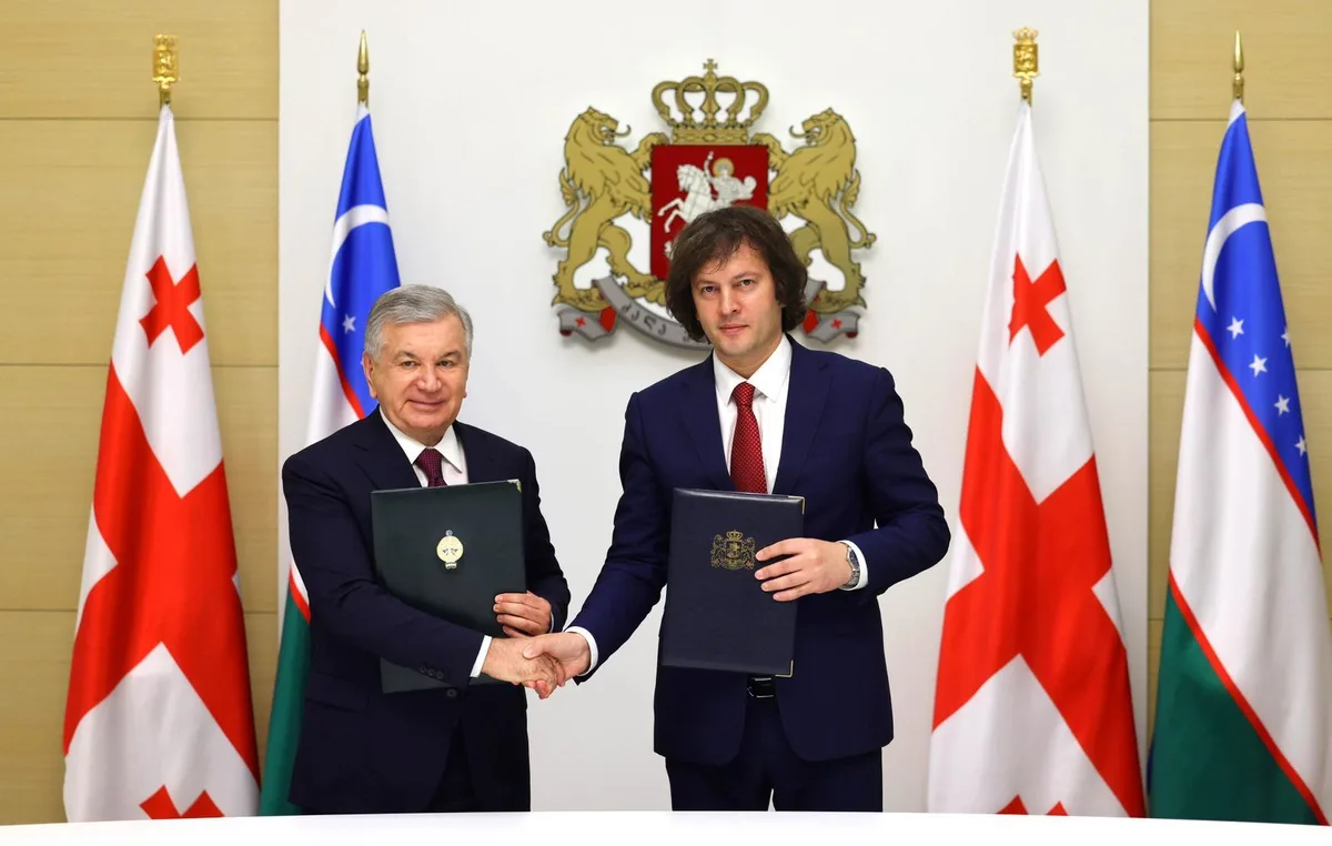 საქართველოსა და უზბეკეთს შორის სტრატეგიული პარტნიორობის შეთანხმება გაფორმდა