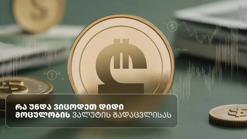 რა უნდა ვიცოდეთ დიდი მოცულობის ვალუტის გადაცვლისას?